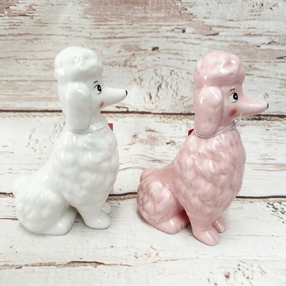 TARGET Valentines Day Poodles White and Pink Set - Picture 4 of 8